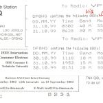 Ilmenau Contest Club Funkerkarte ngl 183.685