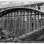 Hermsdorf Teufelstalbrücke mit Lehrgerüst ngl 184.153