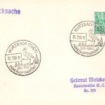 Wurzbach Beleg mit Sonderstempel gl1958 184.671