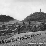 Seitenroda mit Leuchtenburg, Posthilfstempel gl1958 185.006