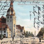 Leipzig Pfaffendorfer Straße mit Zoo und Michaelis-Kirche gl1908 185.635