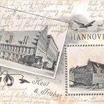 Hannover Rathaus Heut & Früher gl1901 186.192