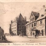 Frankfurt a. M. Fahrgasse mit Mehlwaage Künstlerkarte gl1927 186.638