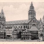 Mainz Dom Nordseite mit Gotthardskapelle ngl 186.652