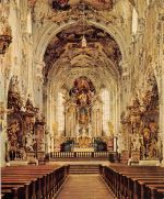 Rottenbuch Kirche Innenansicht ngl 186.684