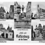 Rothenburg a.d.Tauber Mehrbildkarte ngl 186.697