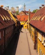 Augsburg Blick durch die Mittlere Gasse ngl 186.699