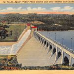 USA Clarksburg W. Va. Tygart Valley Dam gl1950 186.766