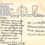 USA Clarksburg W. Va. Tygart Valley Dam gl1950 186.766