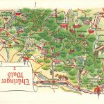 Thüringer Wald I Landkarten-AK ngl 186.818