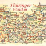 Thüringer Wald III Landkarten-AK ngl 186.820