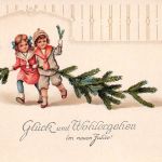 Glückwunsch Glück und Wohlergehen im neuen Jahre gl1921 186.868