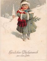 Glückwunsch zum neuen Jahre gl1918 186.869