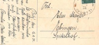 Glückwunsch zum neuen Jahre gl1931 186.873