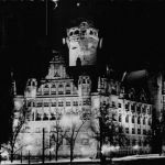 Leipzig Neues Rathaus bei Nacht gl1958 186.946