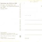Leipzig VI. Deutsches Turn- und Sportfest 1977 ngl 186.983