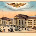 Leipzig Hauptbahnhof um 1917 Reproduktion ngl 187.108