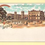 Leipzig Dresdener und Magdeburger Bahnhof Reproduktion ngl 187.116