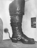 Leisnig Kreismuseum Riesenstiefel gl 187.578
