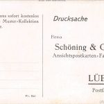 Lübbenau (Spreewald) Rückseitig mit Werbezudruck ngl 187.762