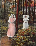 Lehde (Spreewald) Spreewälderinnen Trachten ngl 187.766