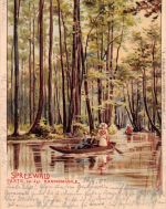 Spreewald Litho Partie bei der Kannomühle gl1902 187.841