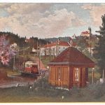 A Linz/Donau Pöstlingbergbahn Künstlerkarte ngl 188.007