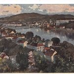 A Linz/Donau Panorama Künstlerkarte ngl 188.008