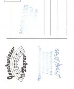 Autogrammkarte Geschwister Feyrer ohne Unterschrift ngl 188.069