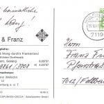 Autogrammkarte Gretl & Franz ohne Unterschrift gl1981 188.073