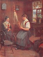 Künstler H. Hoffmann Am Spinnrocken Schwarzwald ngl 188.090