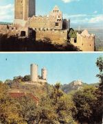 Bad Kösen Burg Saaleck und Rudelsburg ngl 188.173