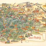 Landkarten-AK Der Harz ngl 188.243