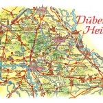 Landkarten-AK Dübener Heide gl 188.244