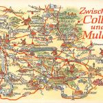 Landkarten-AK Zwischen Collm und Mulde ngl 188.249