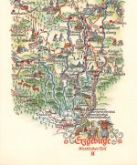 Landkarten-AK Erzgebirge Westlicher Teil II ngl 188.254
