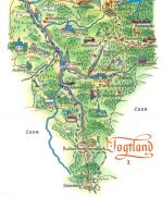 Landkarten-AK Vogtland I ngl 188.256