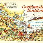 Landkarten-AK Greifswalder Bodden ngl 188.262