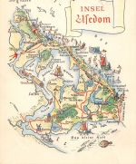 Landkarten-AK Insel Usedom gl 188.263
