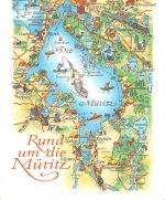 Landkarten-AK Rund um die Müritz ngl 188.269