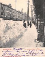 CDN Montreal St. lawrence Street in Winter gl1905 188.353
