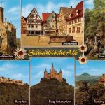 Schwäbische Alb Mehrbildkarte ngl 188.624