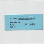 Moritzburg Schloß Parkschein ngl 189.799