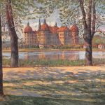 Moritzburg Königl. Schloß Künstlerkarte sign. ngl 189.805