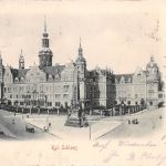 Dresden Kgl. Schloss Relief-Karte gl1900 190.130