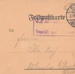Bitsch Truppenübungsplatz Feldpostkarte gl1914 190.210