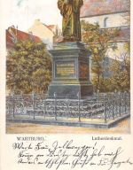 Eisenach - Die Wartburg Lutherdenkmal gl1903 190.257
