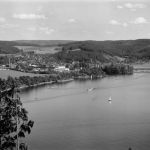Saalburg a./S. Blick vom Sühnekreuz ngl 190.281