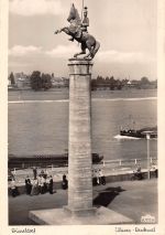 Düsseldorf Ulanen-Denkmal gl1954 190.418