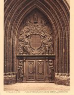 Stralsund Haupteingang zur Nikolaikirche ngl 190.501